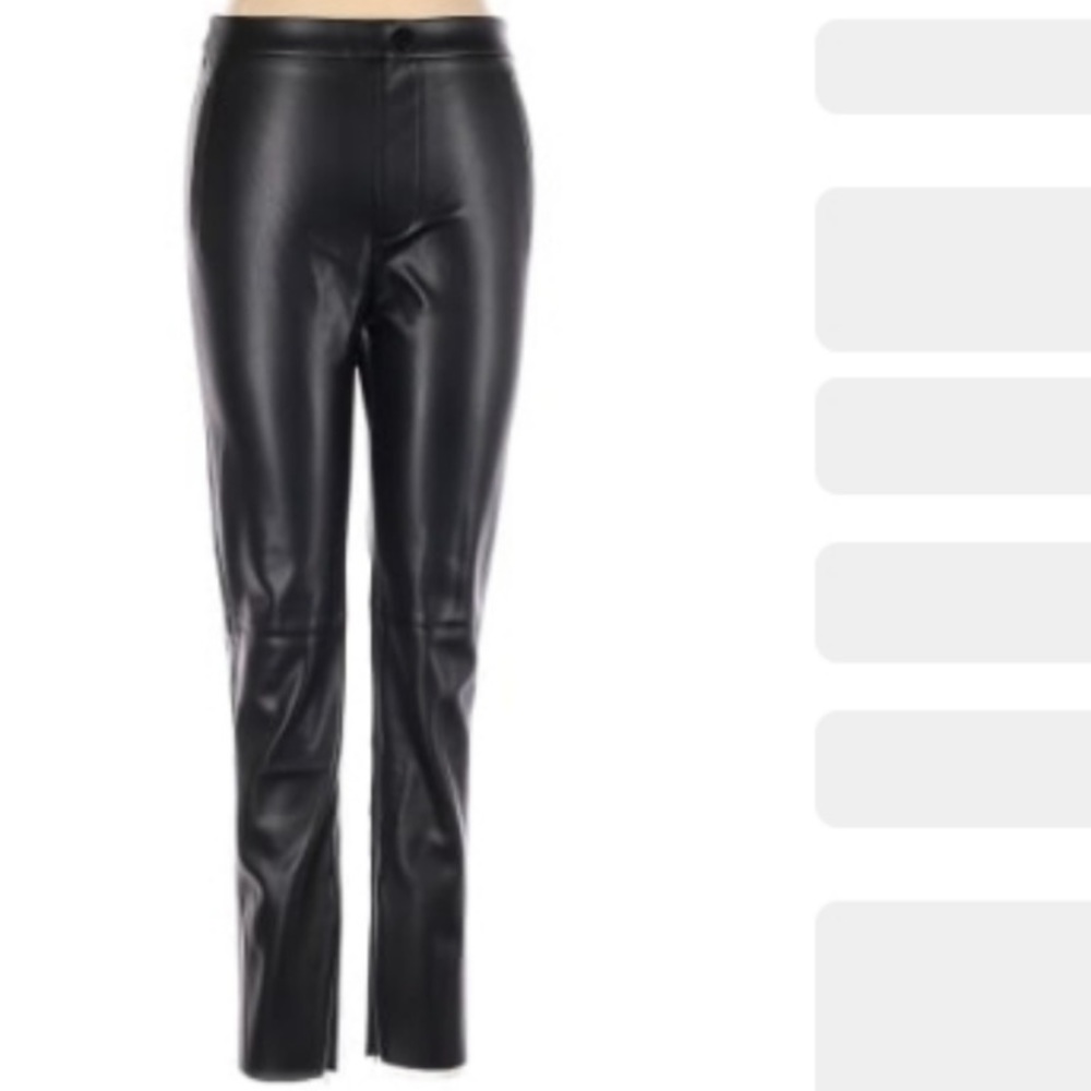 Zara Faux Leather Pants